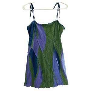 Urban Outfitters Cassidy Spliced Mini Dress Large